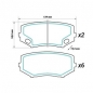 Preview: Brake pad set front/rear for MITSUBISHI Canter (FB7, FB8, FE7, FE8) OE MK528945