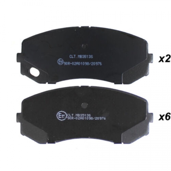 Brake pad set front/rear for MITSUBISHI Canter (FB7, FB8, FE7, FE8) OE MK528945